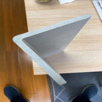 Pultruded FRP L-Bentuk Profil Angle dengan resin vinil dari kinerja anti korupsi yang sangat tinggi, cocok untuk lingkungan yang keras