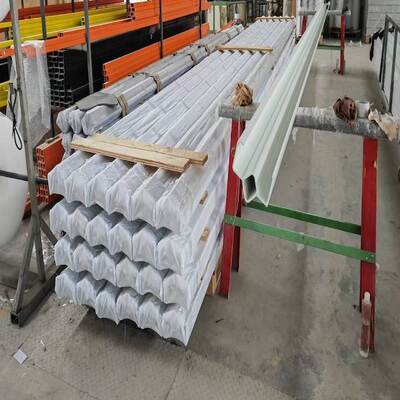 Custom Extra Large Fiberglass FRP Profile Epoxy Resin tahan korosi umur panjang