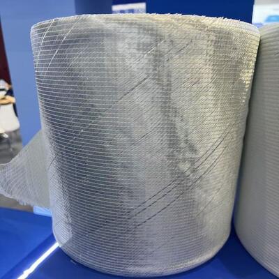 Fiberglass Triaxial Fabric +45°/90°/-45° untuk Pultrusion Profile untuk meningkatkan Kekuatan profil dari Tiga arah